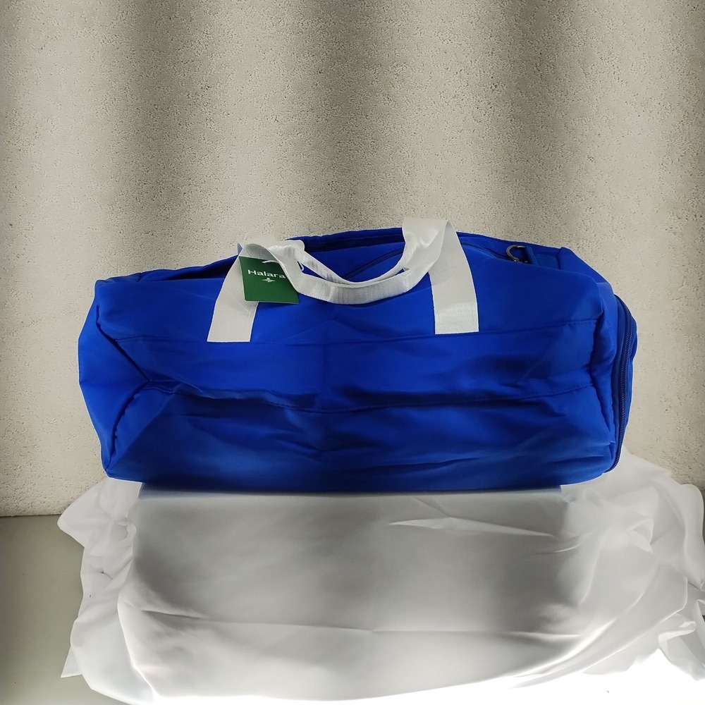 Halara Duffel Bag Womens One Size Blue Polyester Travel Gym Weekender Tote Large